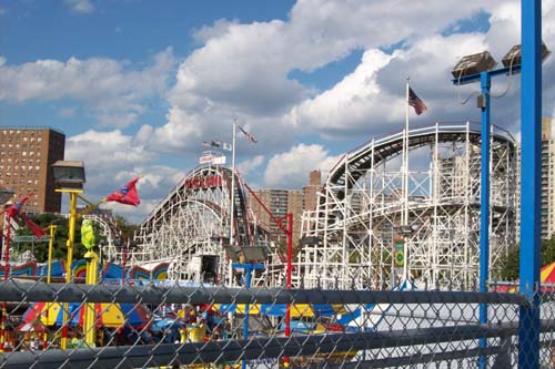 The World Famous Cyclone (side view) - founded 1927