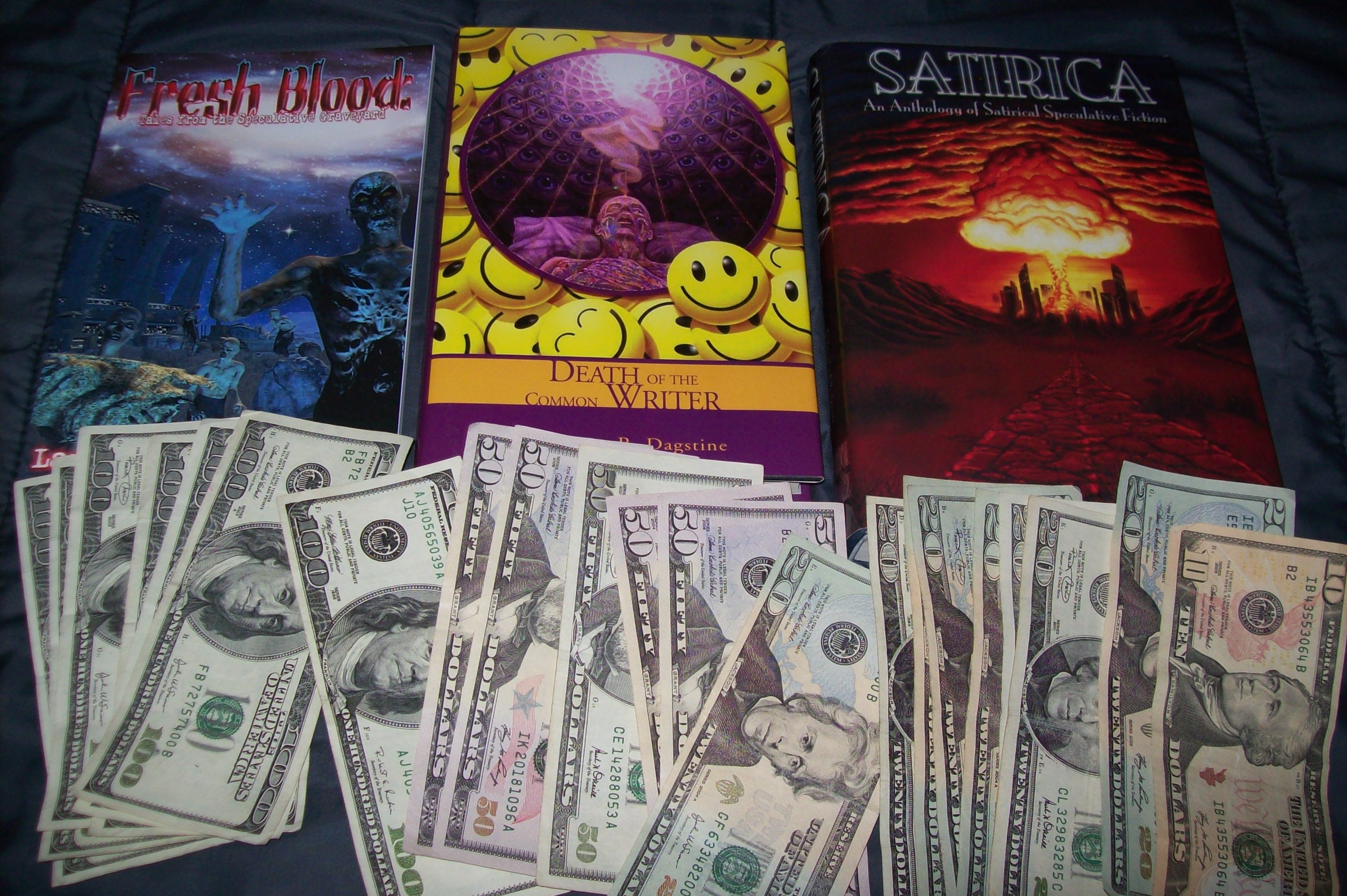 Some of the merch, some of the profits.